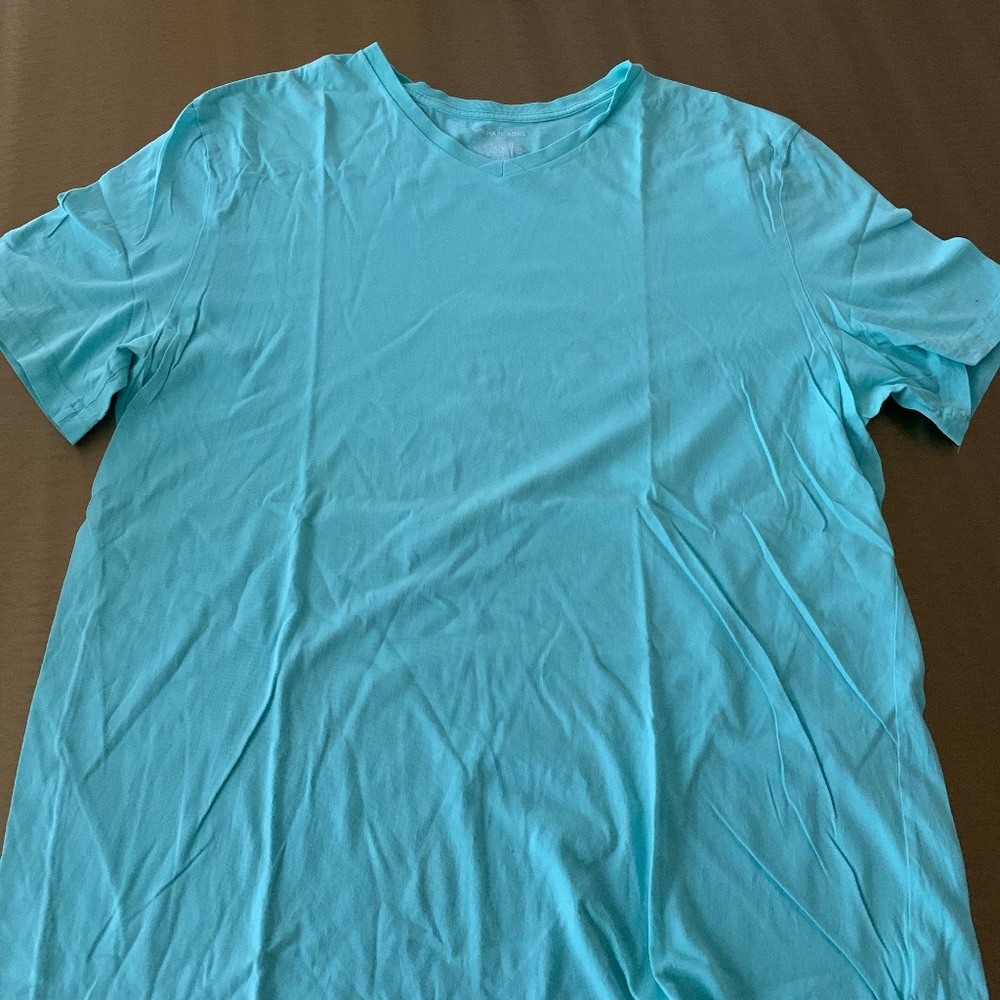 Teal Micheal Kors V-Neck T-shirt